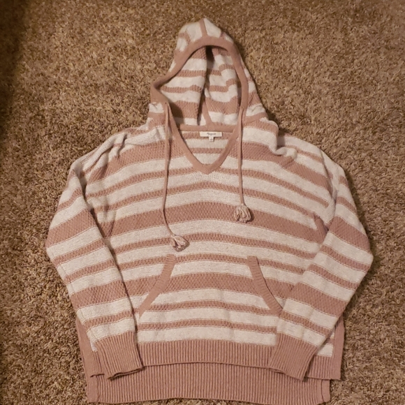 Madewell Hooded Strip Sweater - Picture 2 of 4